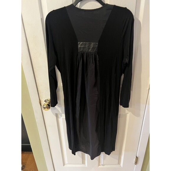 Denmark NOR Dress Womens S midi modest jersey Knit ruched minimalist whimsigoth - Picture 5 of 6